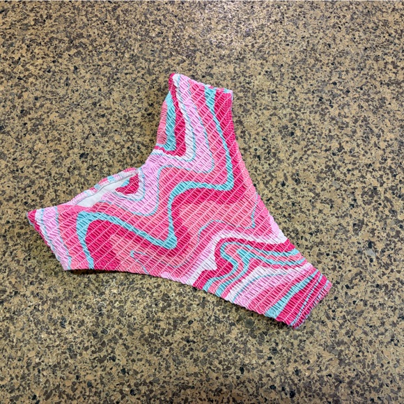 Colorful Wave Pattern Bikini Bottom - Picture 2 of 4